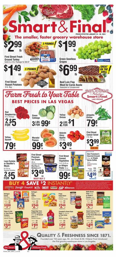 Smart & Final (NV) Weekly Ad Flyer Specials January 24 to January 30, 2024