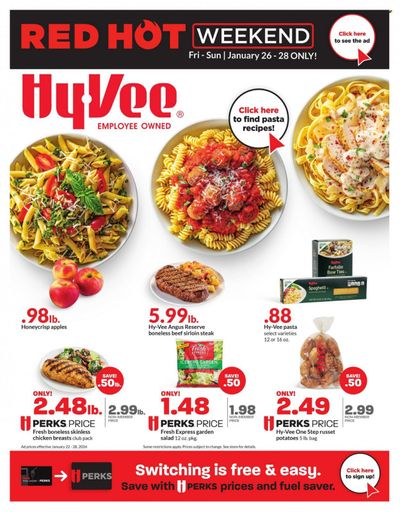 Hy-Vee (IA) Weekly Ad Flyer Specials January 22 to January 28, 2024