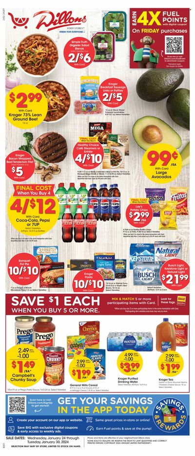 Dillons (KS) Weekly Ad Flyer Specials January 24 to January 30, 2024