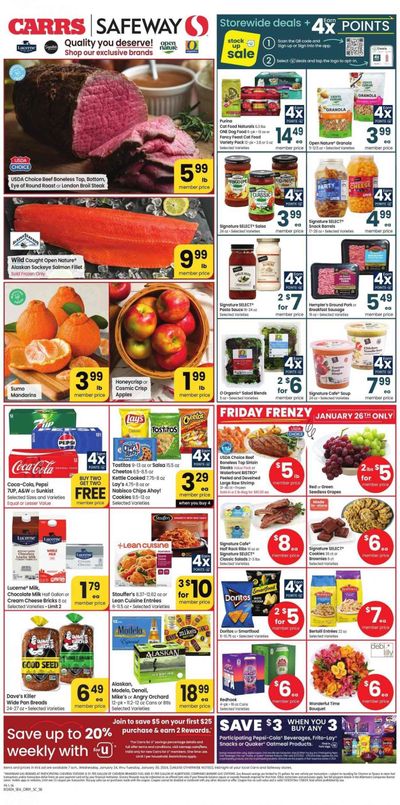 Safeway (AK) Weekly Ad Flyer Specials January 24 to January 30, 2024