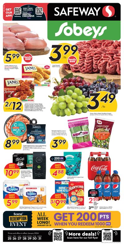 Sobeys/Safeway (SK & MB) Flyer January 25 to 31