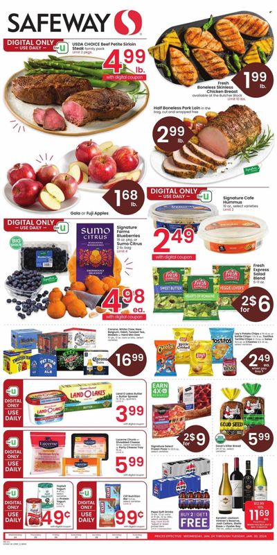 Safeway (CO) Weekly Ad Flyer Specials January 24 to January 30, 2024