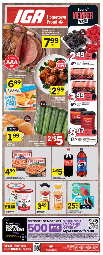 IGA (West) Flyer January 25 to 31