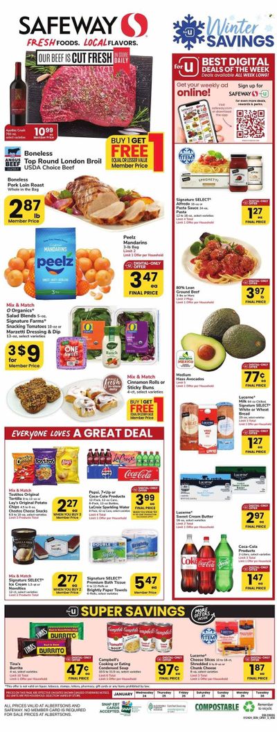 Safeway (NE) Weekly Ad Flyer Specials January 24 to January 30, 2024