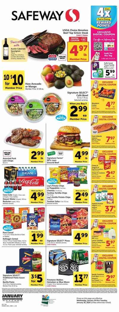Safeway (NV) Weekly Ad Flyer Specials January 24 to January 30, 2024
