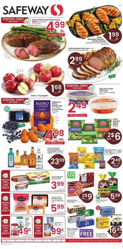 Safeway (WY) Weekly Ad Flyer Specials January 24 to January 30, 2024