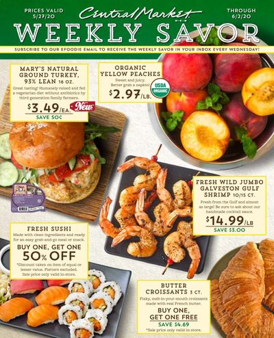 Central Market Weekly Ad & Flyer May 27 to June 2
