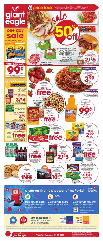Giant Eagle (WV) Weekly Ad Flyer Specials January 25 to January 31, 2024