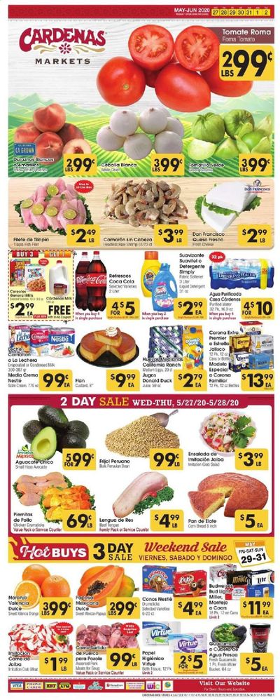 Cardenas Weekly Ad & Flyer May 27 to June 2