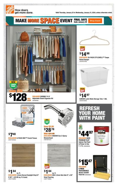 Home Depot (ON) Flyer January 25 to 31