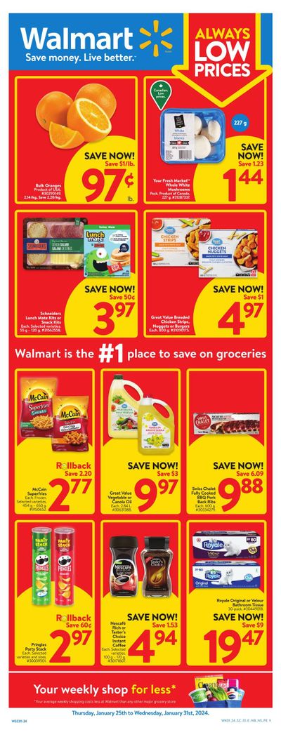 Walmart (Atlantic) Flyer January 25 to 31