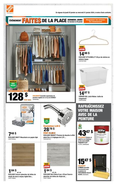 Home Depot (QC) Flyer January 25 to 31