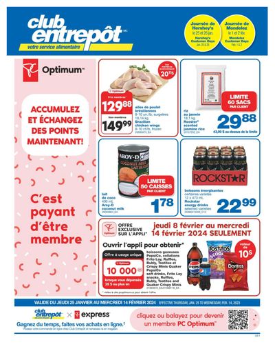 Wholesale Club (QC) Flyer January 25 to February 14