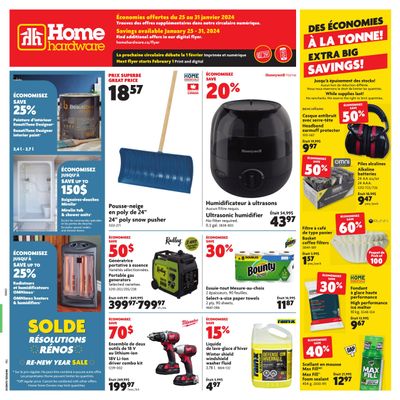 Home Hardware (QC) Flyer January 25 to 31