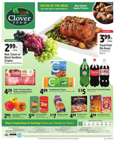 Clover Farm (ON) Flyer January 25 to 31
