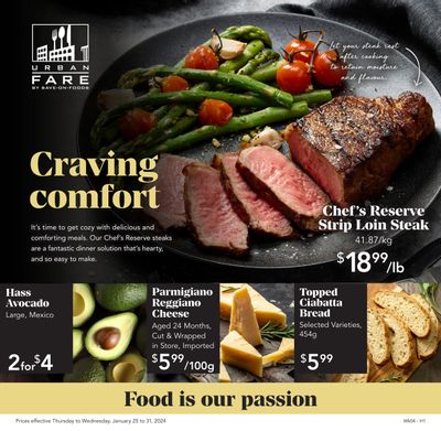 Urban Fare Flyer January 25 to 31