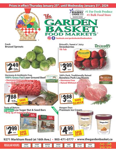 The Garden Basket Flyer January 25 to 31