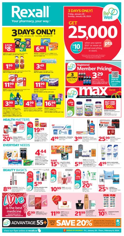 Rexall (ON) Flyer January 26 to February 8