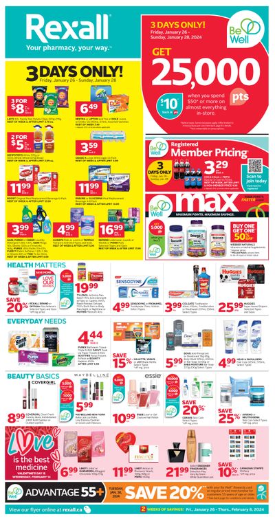 Rexall (BC) Flyer January 26 to February 8