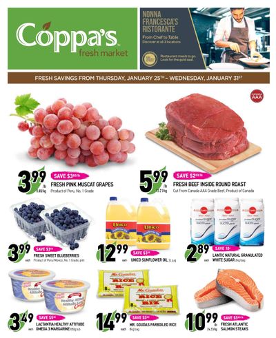 Coppa's Fresh Market Flyer January 25 to 31