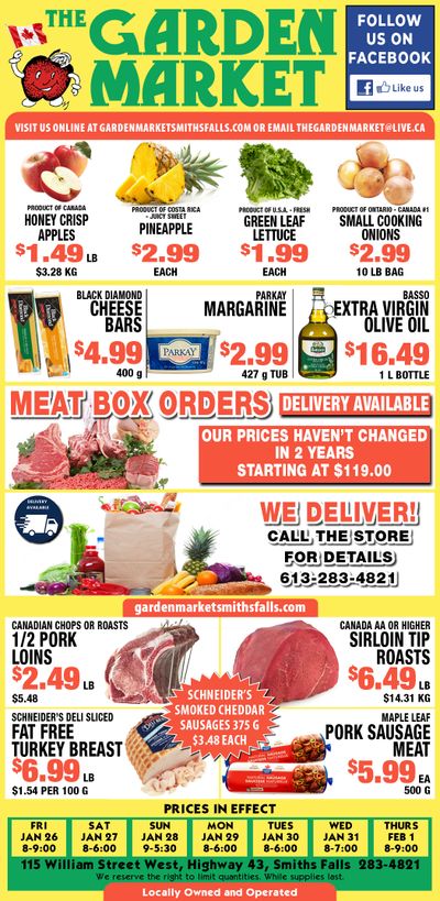 The Garden Market Flyer January 26 to February 1