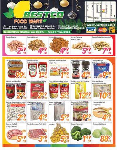 BestCo Food Mart (Etobicoke) Flyer January 26 to February 1