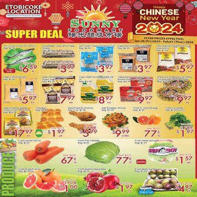 Sunny Foodmart (Etobicoke) Flyer January 26 to February 1