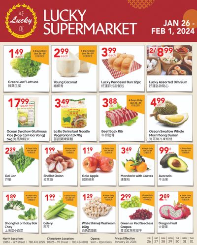 Lucky Supermarket (Edmonton) Flyer January 26 to February 1