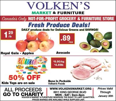 Volken's Market & Furniture Flyer January 24 to 30