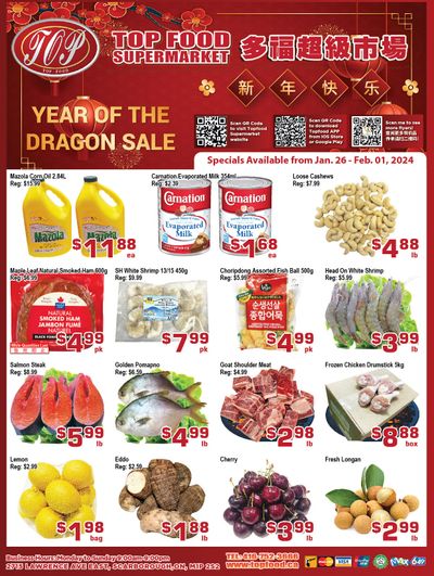 Top Food Supermarket Flyer January 26 to February 1
