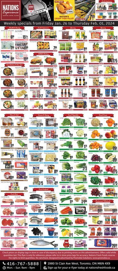 Nations Fresh Foods (Toronto) Flyer January 26 to February 1