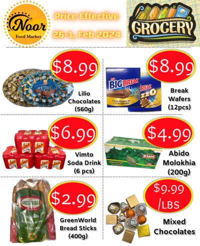 Noor Food Market Flyer January 26 to February 1