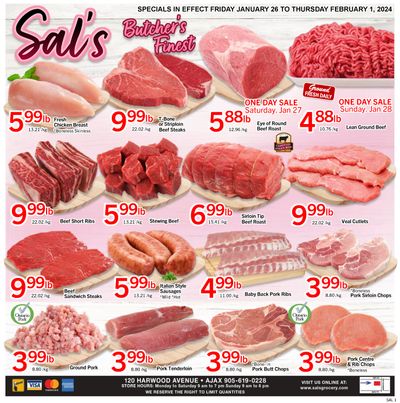 Sal's Grocery Flyer January 26 to February 1