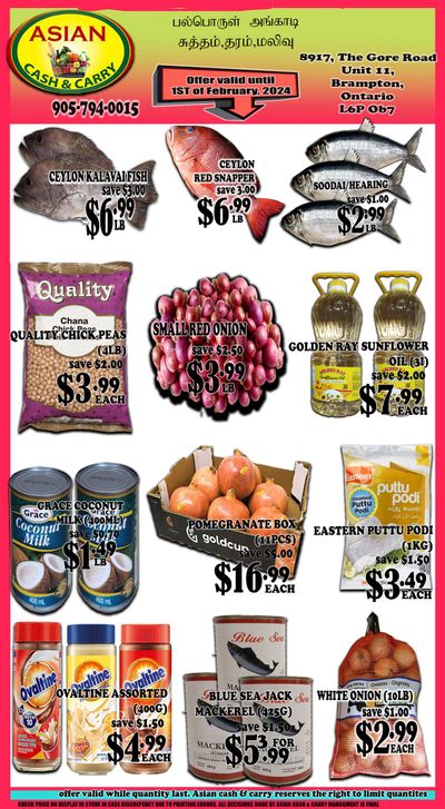 Asian Cash & Carry Flyer January 26 to February 1