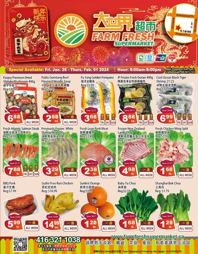 Farm Fresh Supermarket Flyer January 26 to February 1
