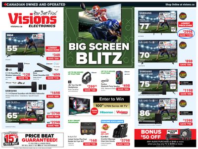 Visions Electronics Flyer January 26 to February 1