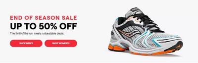 Saucony Canada End Of Season Sale: Save up to 50% + An Extra 20% off Using Promo Code