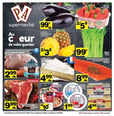 Supermarche PA Flyer January 29 to February 4