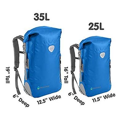 BackSåk Waterproof Dry Backpacks 25 & 35 Liter Sizes on Sale for $20.39 at Amazon Canada