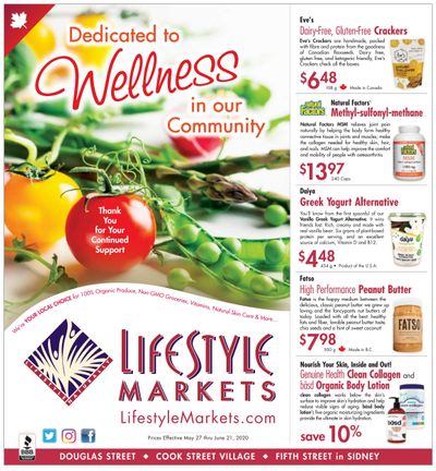 Lifestyle Markets Flyer May 27 to June 21