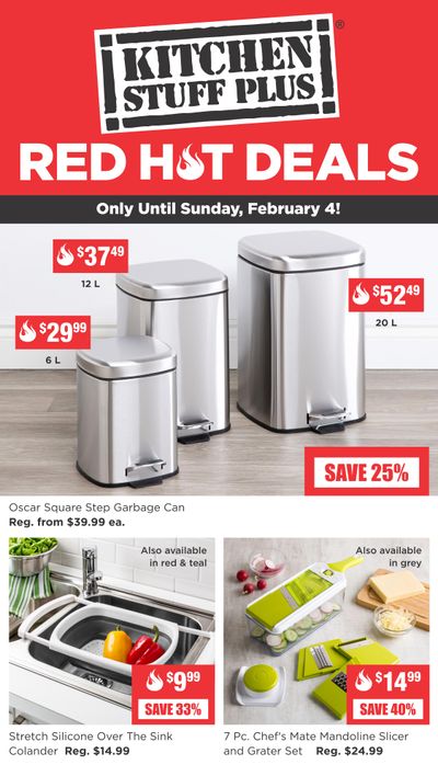 Kitchen Stuff Plus Red Hot Deals Flyer January 29 to February 4