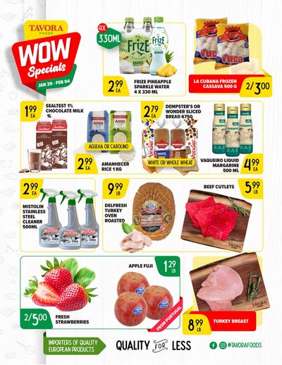 Tavora Foods Flyer January 29 to February 4