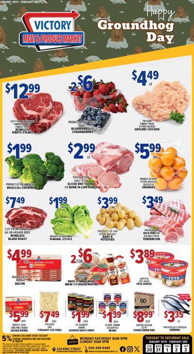 Victory Meat Market Flyer January 30 to February 3