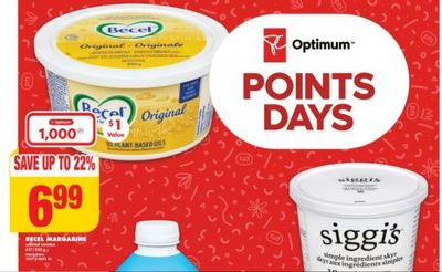 No Frills Ontario: Becel Margarine 637g or 850g $2.49 Each with PC Optimum Points and Printable Coupon