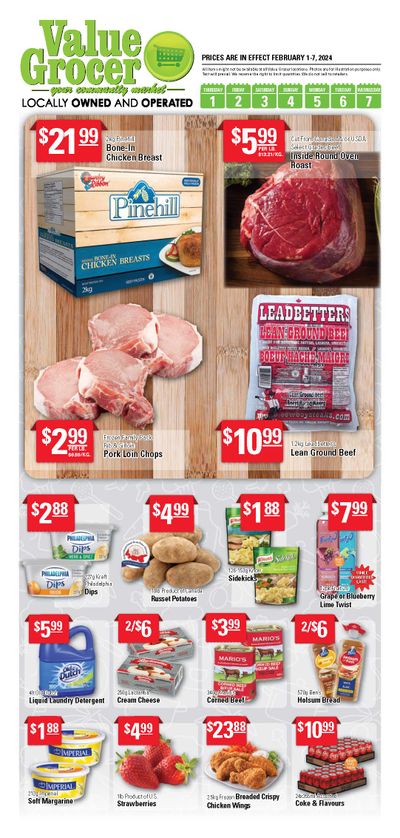 Value Grocer Flyer February 1 to 7