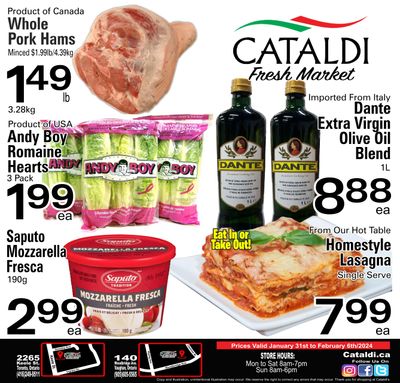 Cataldi Fresh Market Flyer January 31 to February 6