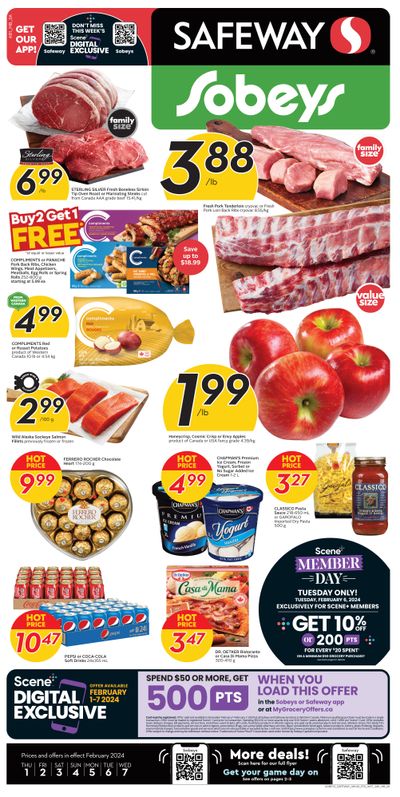 Sobeys/Safeway (AB, SK & MB) Flyer February 1 to 7