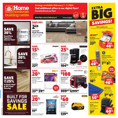 Home Hardware Building Centre (Atlantic) Flyer February 1 to 7