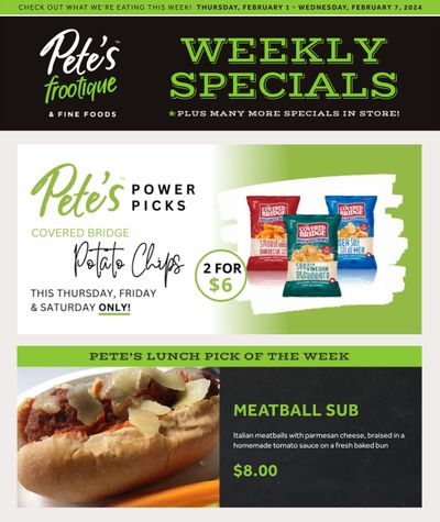 Pete's Fine Foods Flyer February 1 to 7