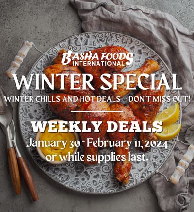 Basha Foods International Flyer January 30 to February 11